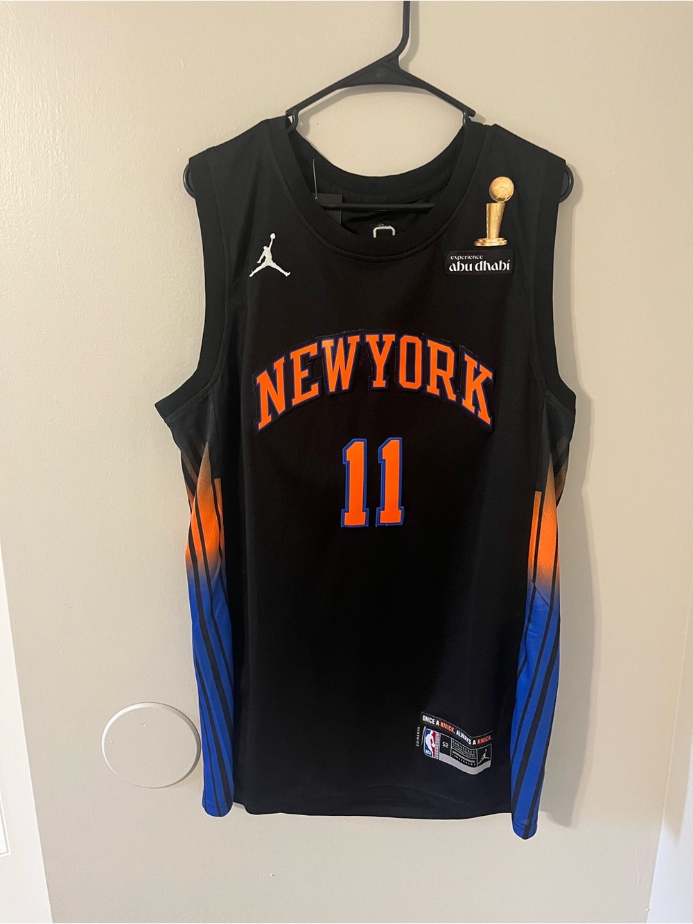 2026 New York Knicks Jalen Brunson Finals Jersey Size 52 XL Men's #11 NWT NBA